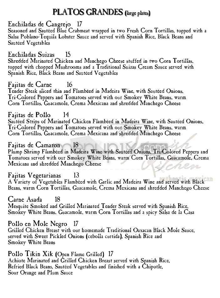 Spanish Kitchen - West Hollywood, CA menu_pic