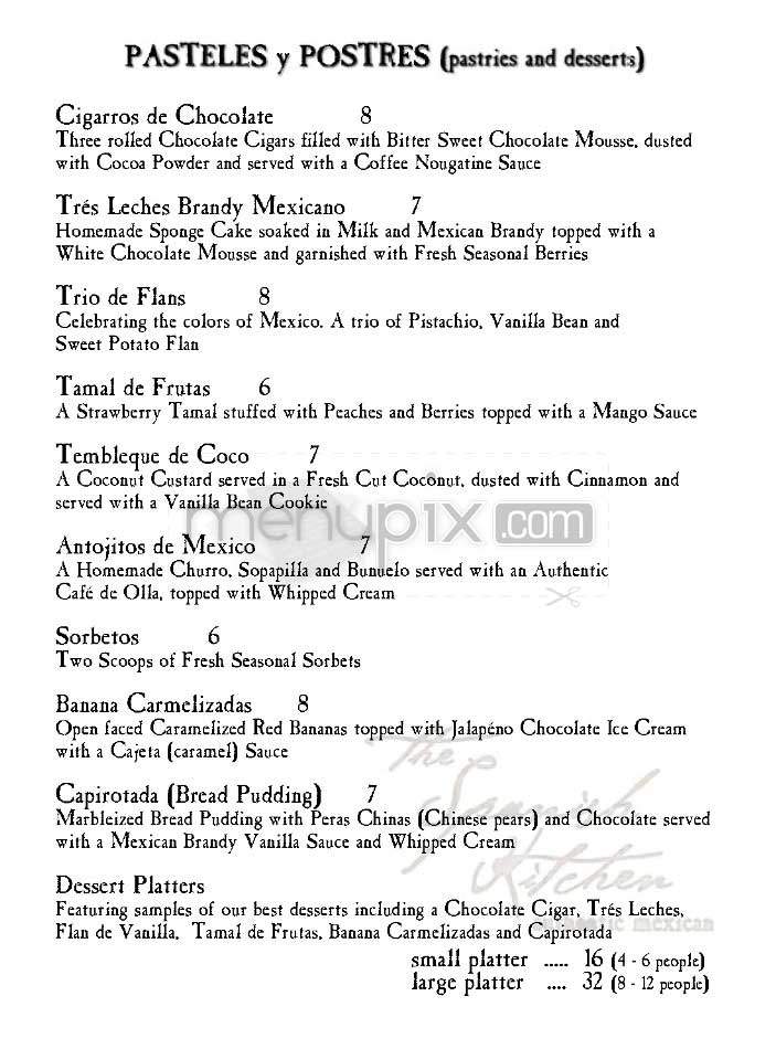 Spanish Kitchen - West Hollywood, CA menu_pic