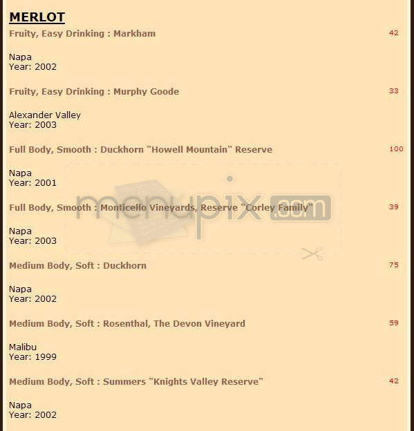 Spark Woodfire Grill - Studio City, CA menu_pic
