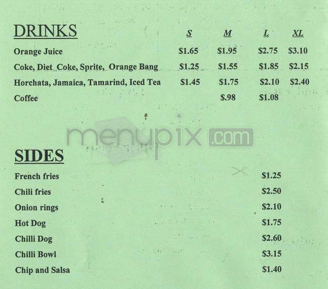 Super Burger - Pasadena, CA menu_pic