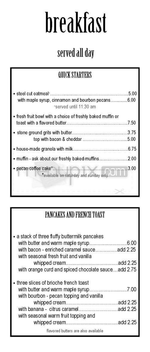 Square One Dining - Los Angeles, CA menu_pic