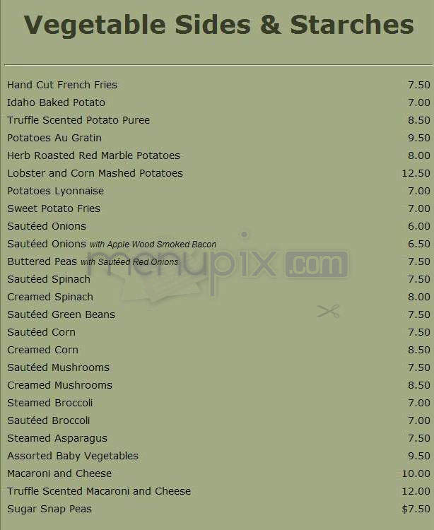 Sideways Lounge - Hollywood, CA menu_pic
