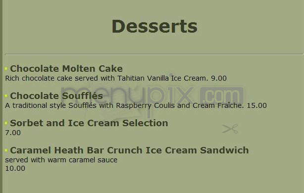 Sideways Lounge - Hollywood, CA menu_pic