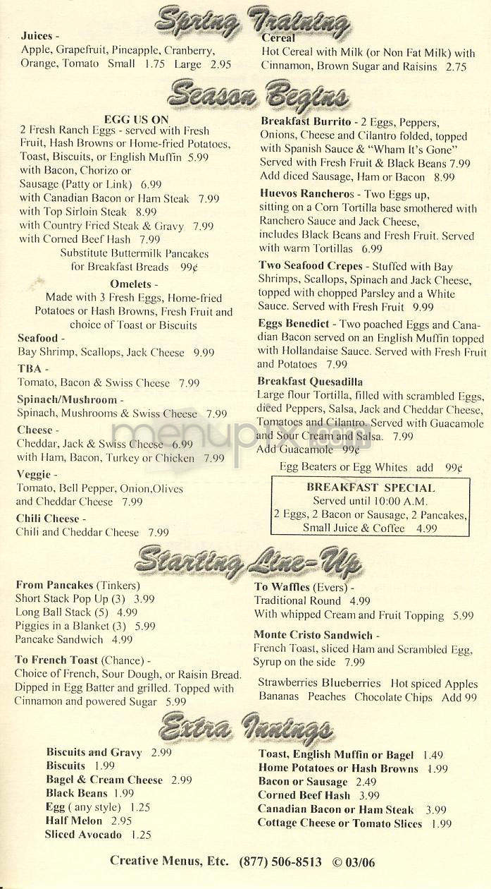 Stick & Stein Eatery - El Segundo, CA menu_pic
