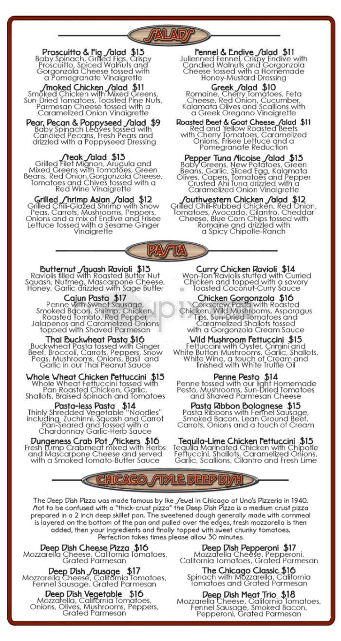 Stone Fire Pizza Co. - West Hollywood, CA menu_pic
