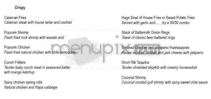 Sunset Beach Restaurant - West Hollywood, CA menu_pic