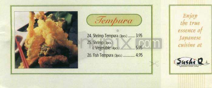 Sushi Q - Los Angeles, CA menu_pic