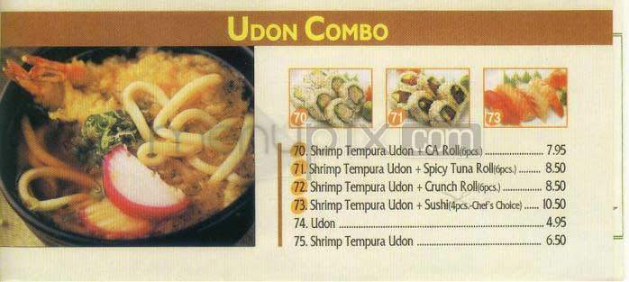 Sushi Q - Los Angeles, CA menu_pic