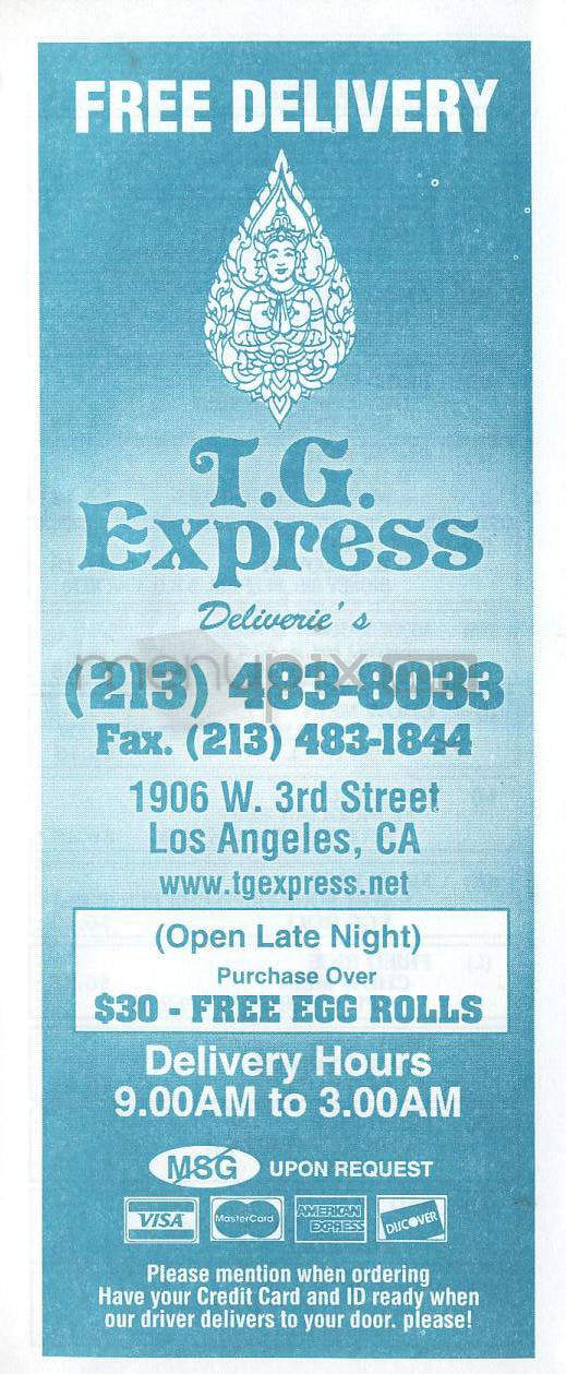 /202267/TG-Express-Los-Angeles-CA - Los Angeles, CA
