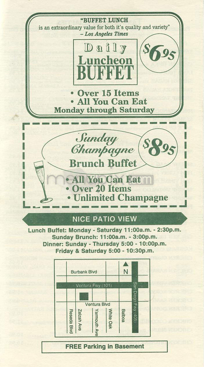 Taj Mahal - Encino, CA menu_pic