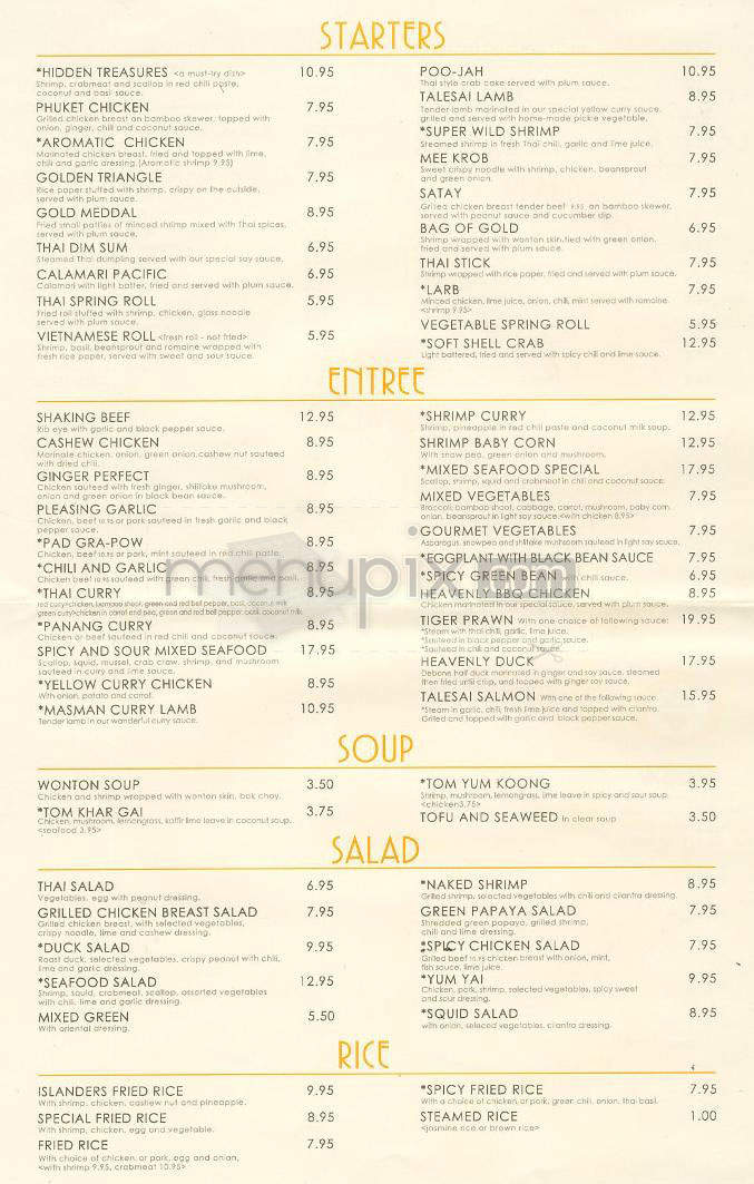 Talesai - West Hollywood, CA menu_pic