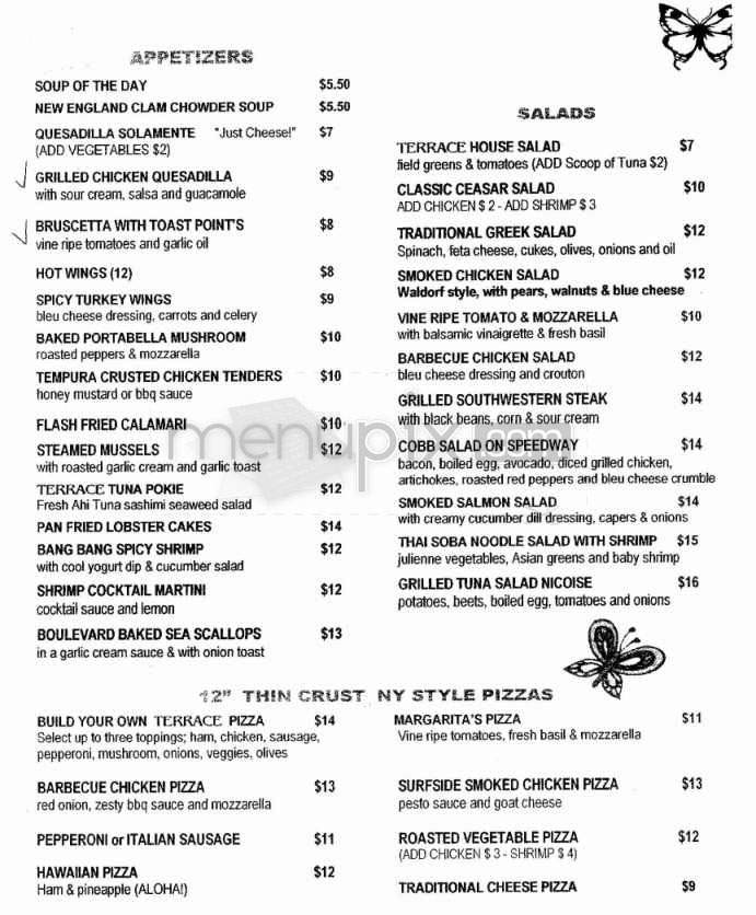 Terrace - Venice, CA menu_pic