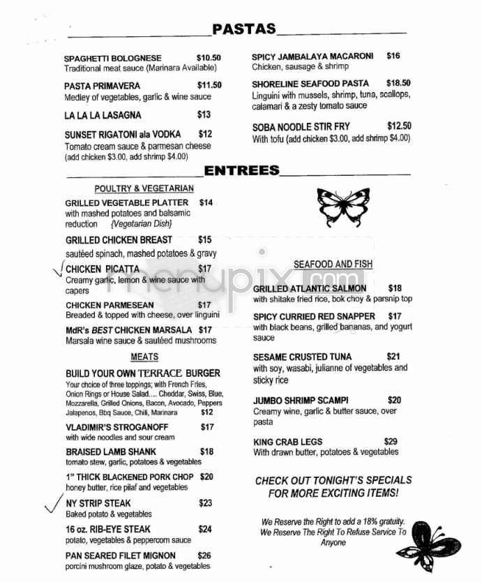 Terrace - Venice, CA menu_pic