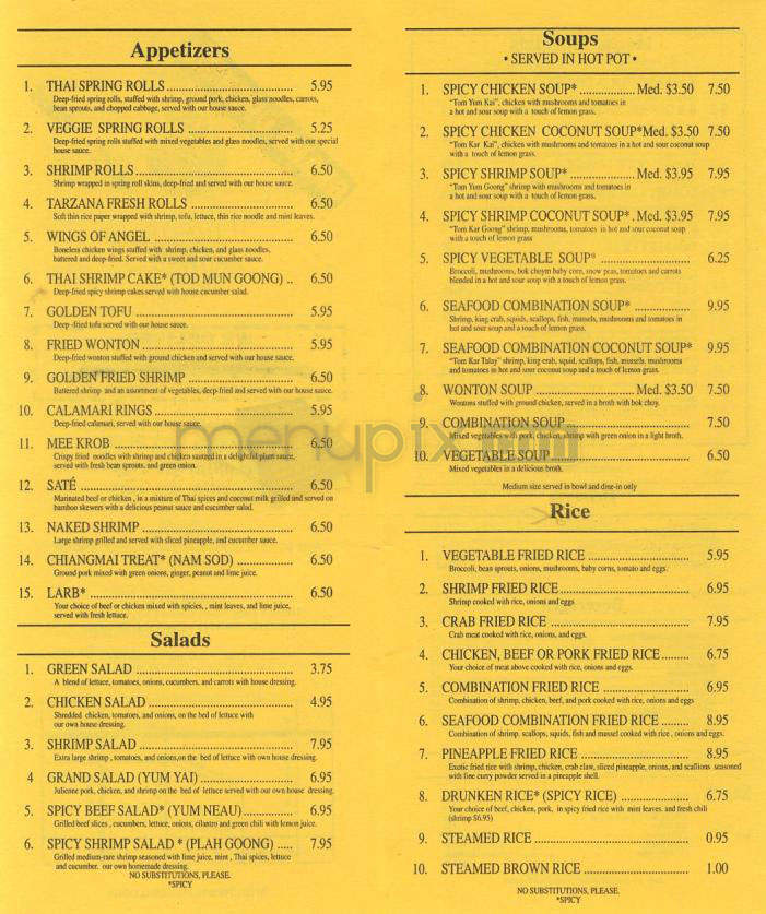 Thai Original BBQ - Culver City, CA menu_pic