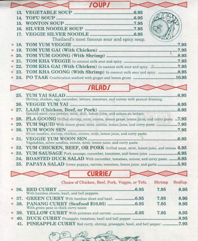 Thai Bamboo - Los Angeles, CA menu_pic