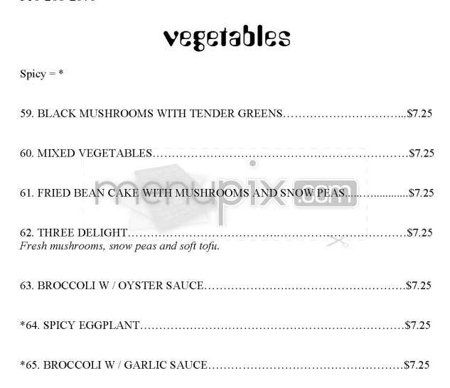 Thai House - Los Angeles, CA menu_pic
