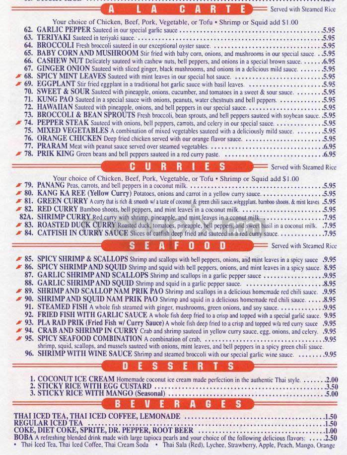 Thaitown Express - Los Angeles, CA menu_pic