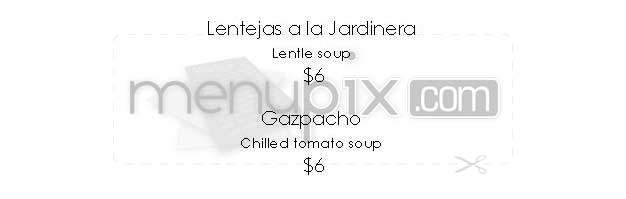 The Courtyard - West Hollywood, CA menu_pic