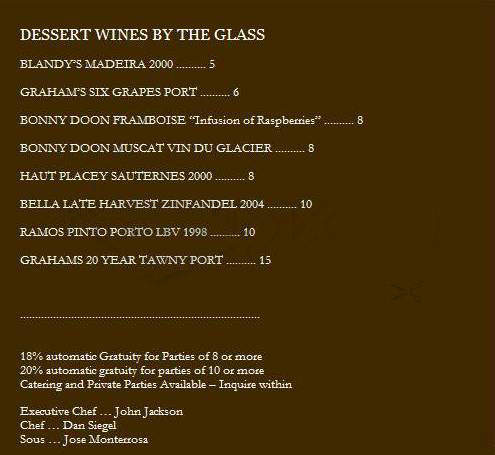 The Crepe Vine Bistro - Pasadena, CA menu_pic