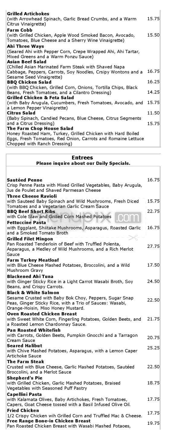 Farm Of Beverly Hills - Beverly Hills, CA menu_pic