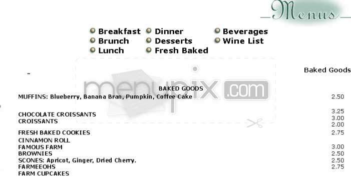 Farm Of Beverly Hills - Beverly Hills, CA menu_pic