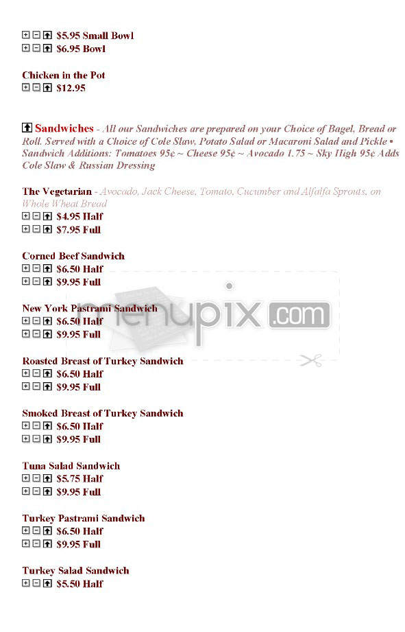 The Nosh of Beverly Hills - Beverly Hills, CA menu_pic