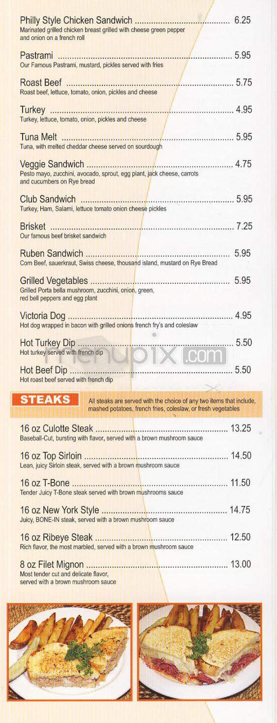Tip Top Cafe - Glendale, CA menu_pic