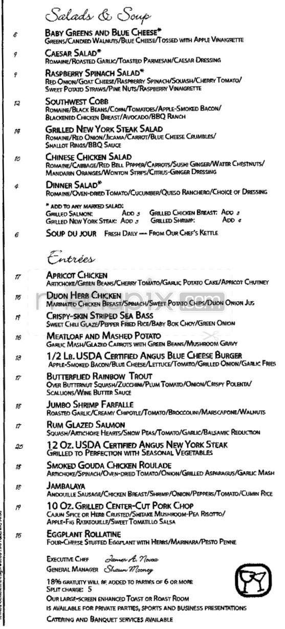 Toast Restaurant & Bar - Woodland Hills, CA menu_pic
