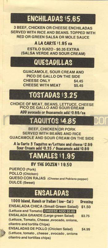 Tortas - La Crescenta, CA menu_pic