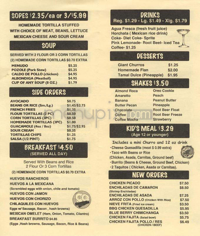 Tortas - La Crescenta, CA menu_pic