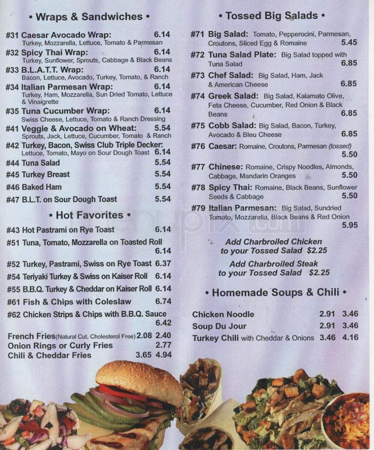 Trimana Grill - Los Angeles, CA menu_pic