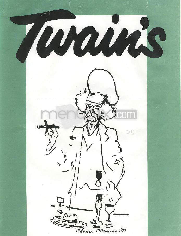 Twain's - Studio City, CA menu_pic