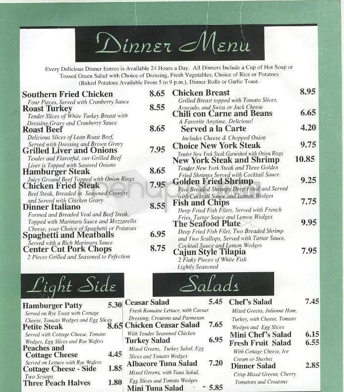 Twain's - Studio City, CA menu_pic
