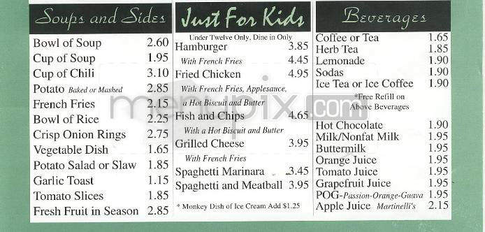 Twain's - Studio City, CA menu_pic