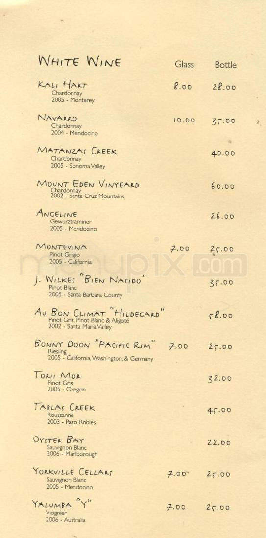 Typhoon - Santa Monica, CA menu_pic