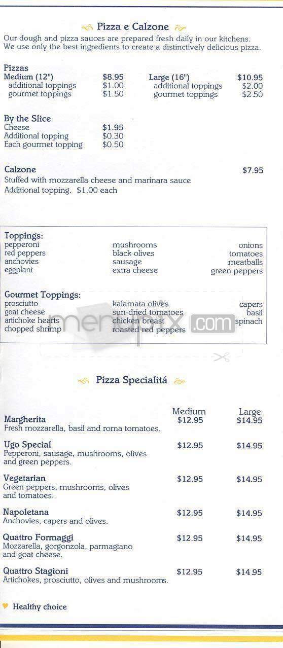 Ugo - Los Angeles, CA menu_pic
