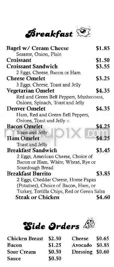 Under Wraps Cafe - Encino, CA menu_pic