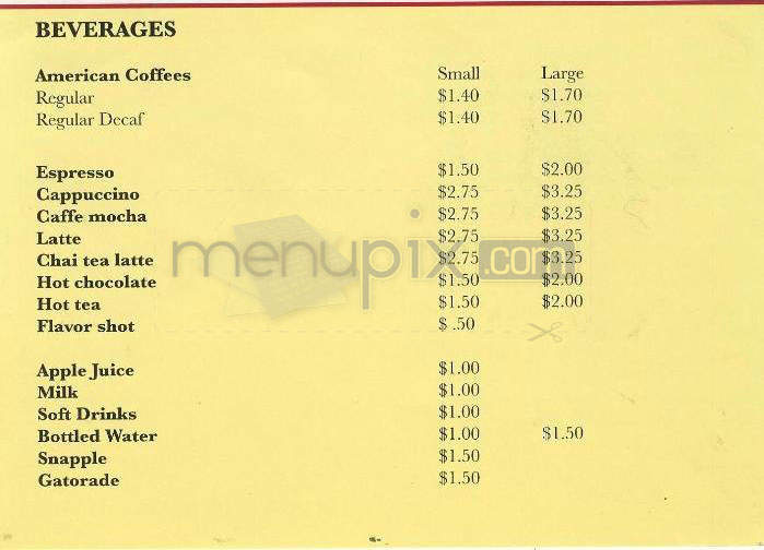 Unforgettable Cakes & Cafe - Sherman Oaks, CA menu_pic