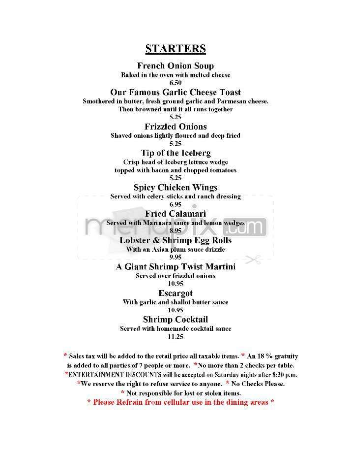 Valley Inn - Sherman Oaks, CA menu_pic