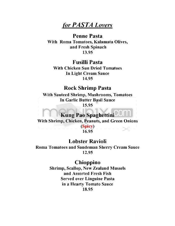 Valley Inn - Sherman Oaks, CA menu_pic