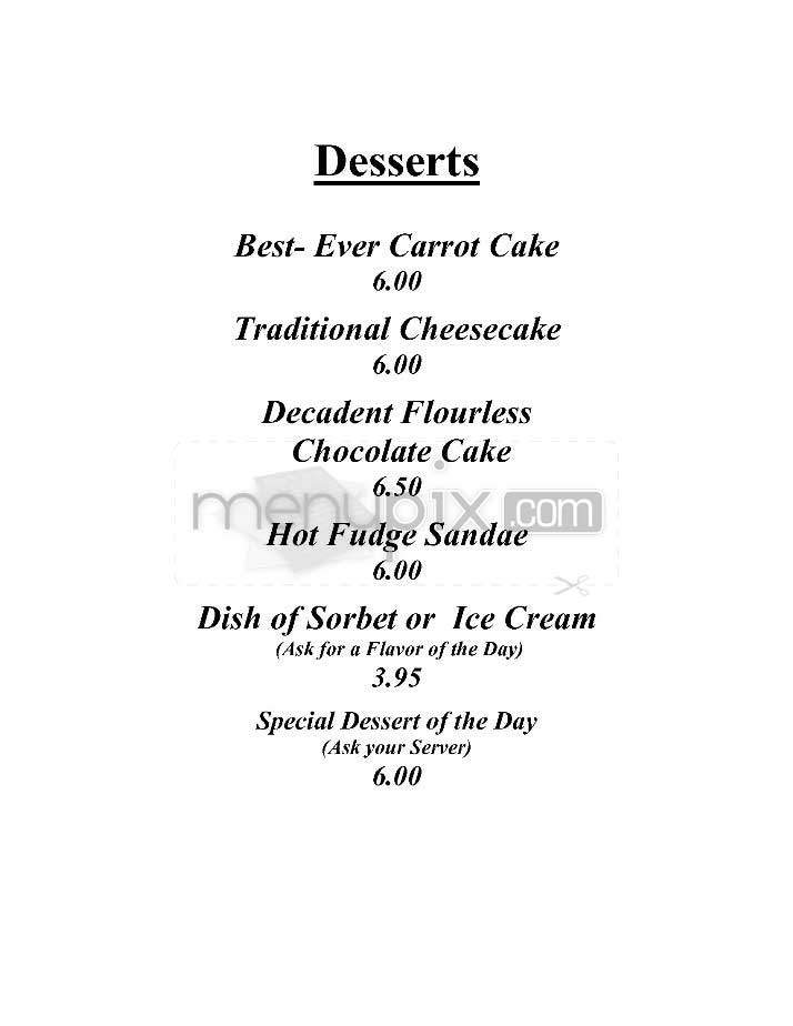 Valley Inn - Sherman Oaks, CA menu_pic