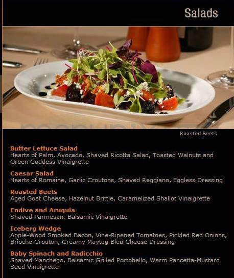 Vibrato Grill & Jazz - Los Angeles, CA menu_pic