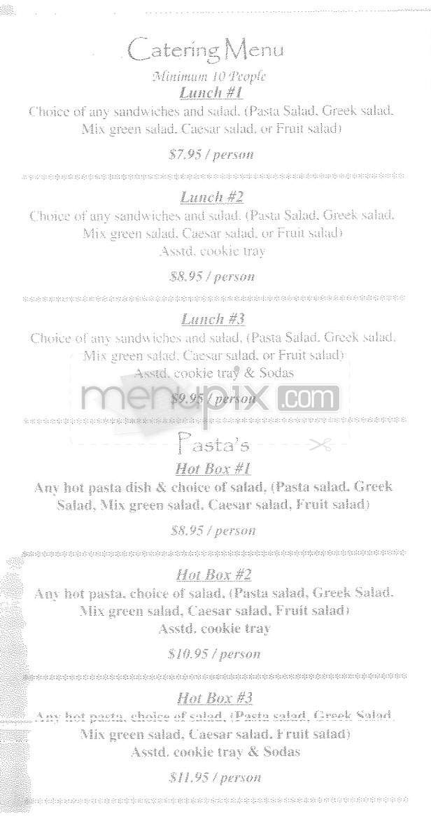 Vista Cafe - Los Angeles, CA menu_pic