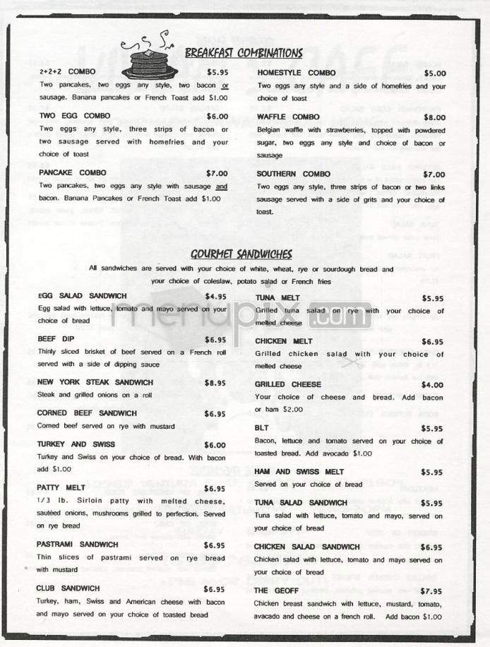 Vivian's Cafe - Studio City, CA menu_pic