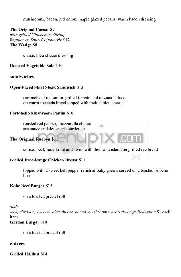 The Whisper Lounge - Los Angeles, CA menu_pic