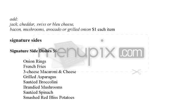 The Whisper Lounge - Los Angeles, CA menu_pic