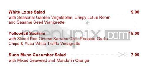 White Lotus - Los Angeles, CA menu_pic