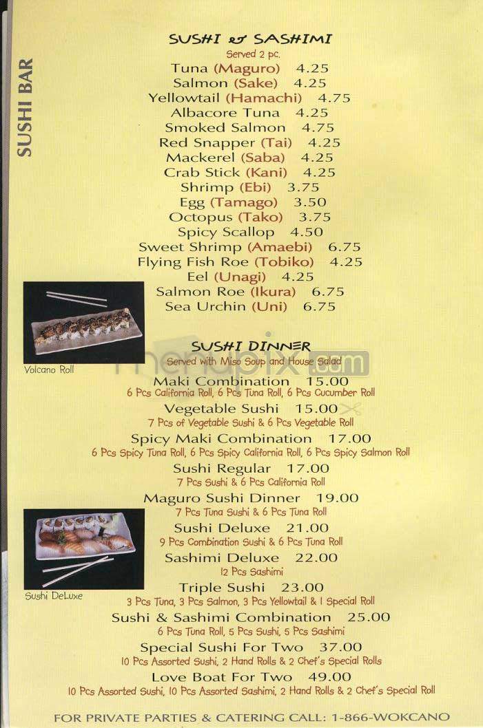 Wokcano Cafe - Los Angeles, CA menu_pic