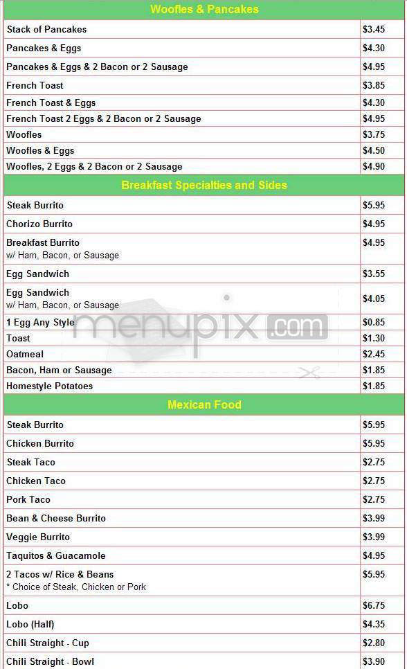 Wolfe Burgers - Pasadena, CA menu_pic