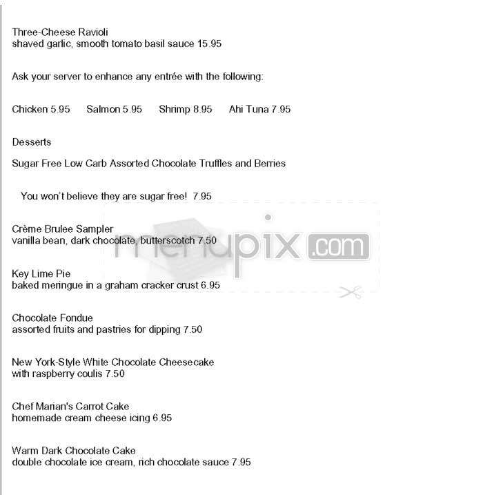Wolfgang Puck Food Co - Universal City, CA menu_pic